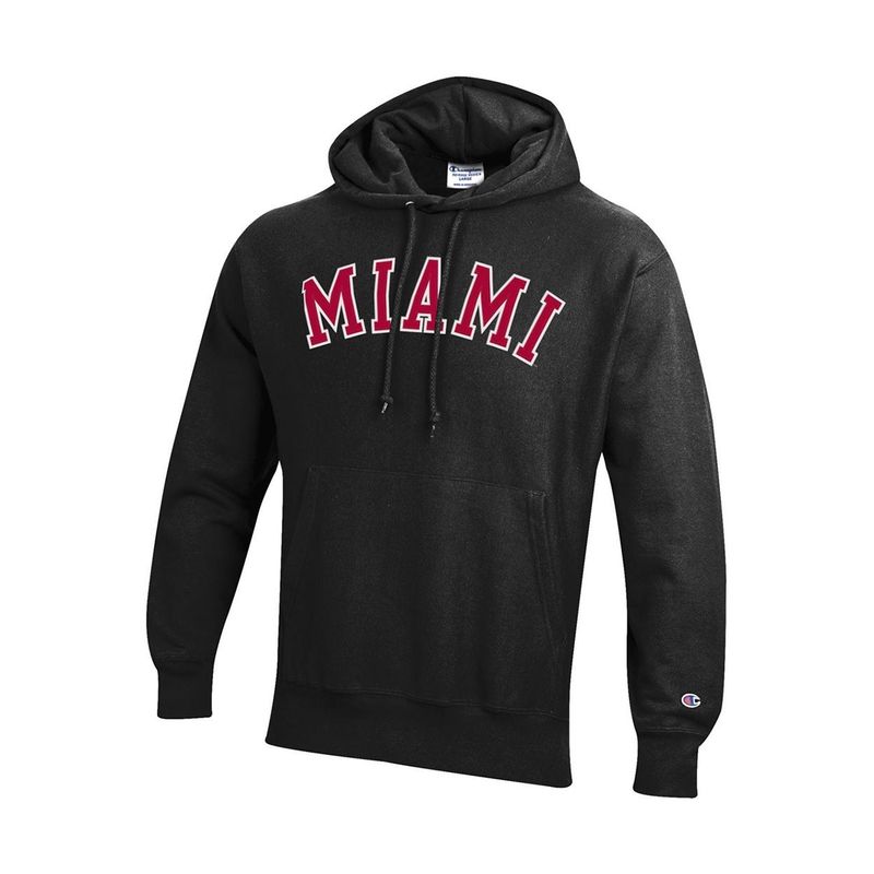 Champion Miami Hoodie Reverse Weave Tackle Twill Hood