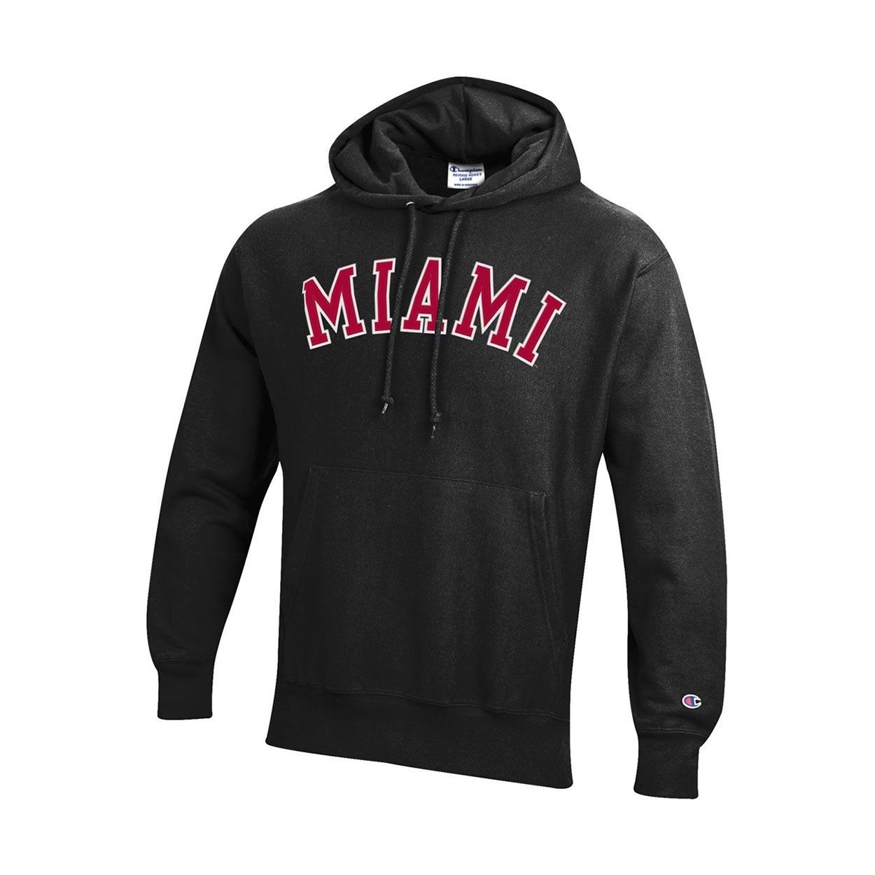 Champion Miami Hoodie Reverse Weave Tackle Twill Hood, Size: 2XL