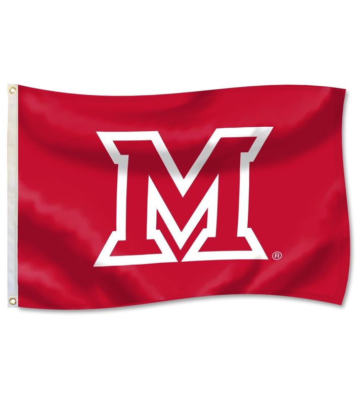 University Flag Miami University 3'x5' Nylon M Flag