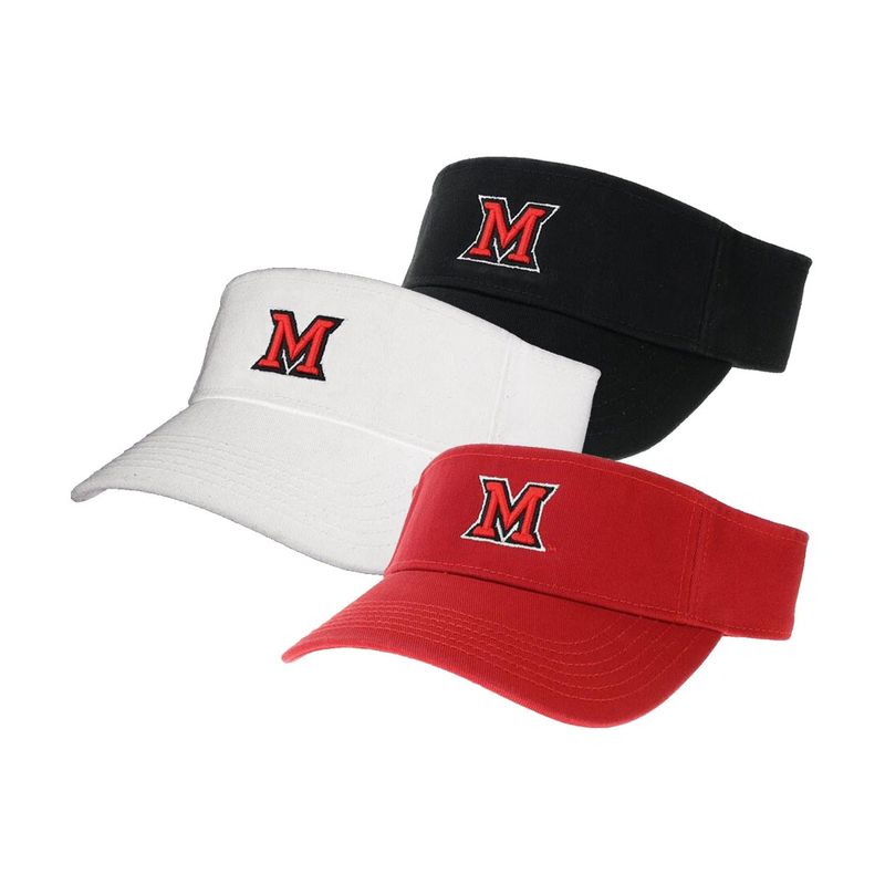 Legacy Miami Univ. Block M Visor in Black
