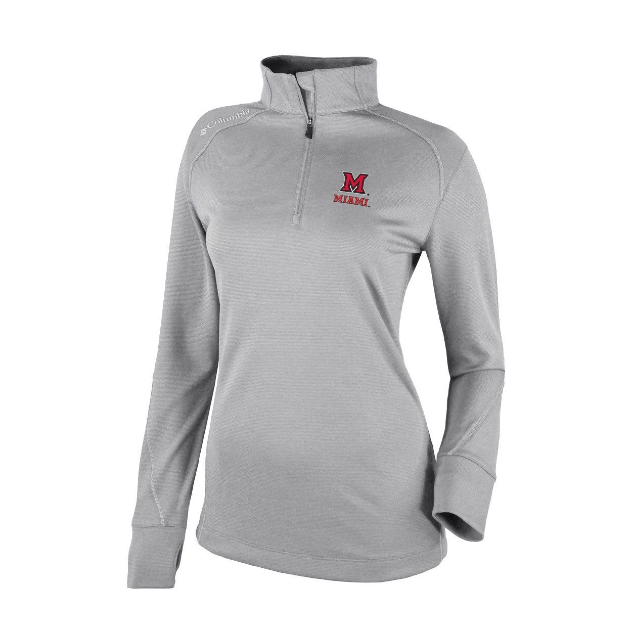 Miami Columbia Women's Omni-wick 1/4 Zip, Size: S