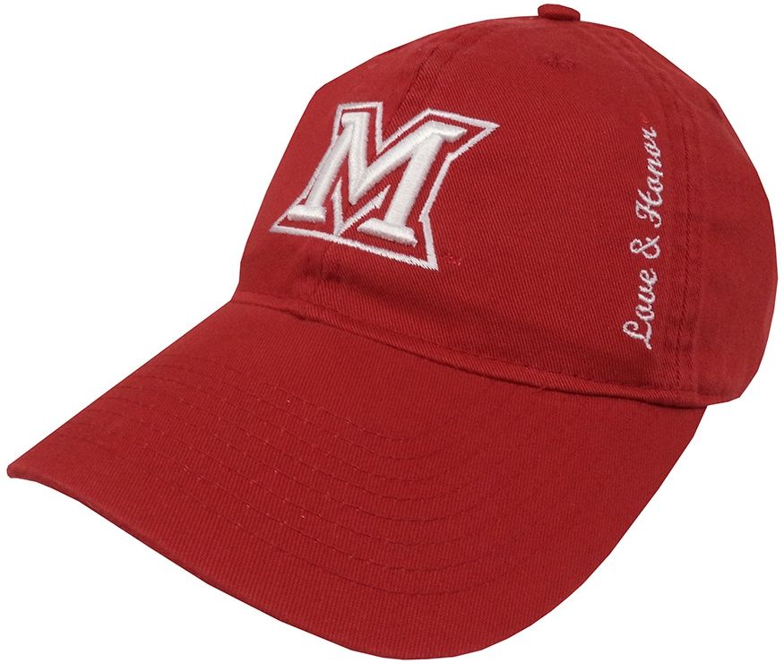 Women's Red Miami Love and Honor Hat