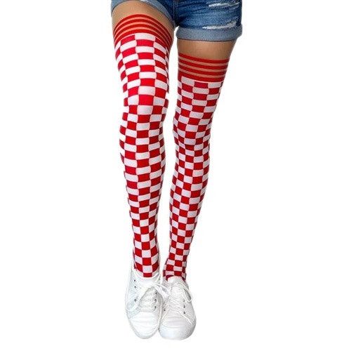 Women's Miami RedHawks Checkered Stockings