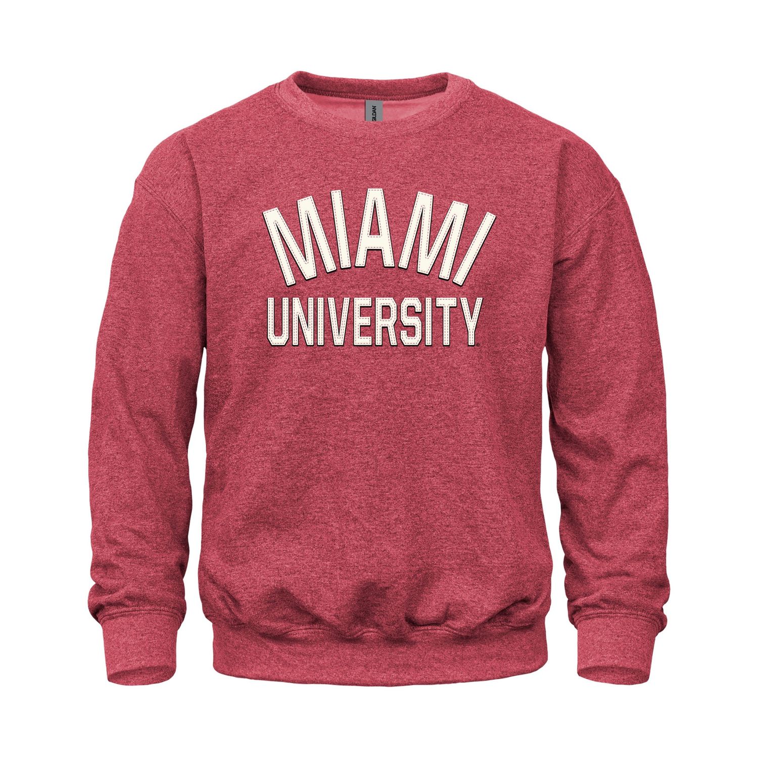 Sport Red Crew with Miami University in Ivory, Size: 2XL