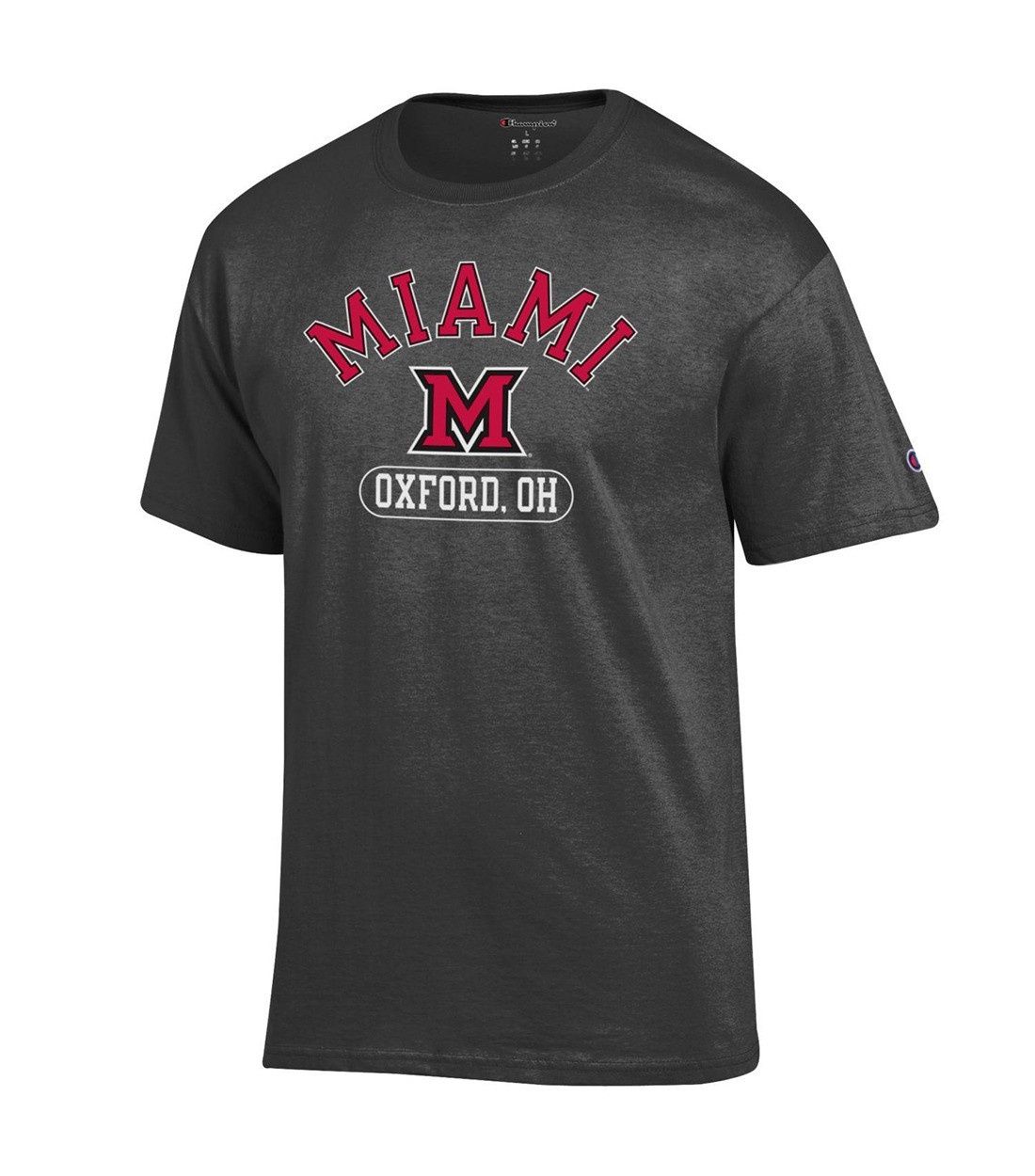 Miami Over Block "M" Short Sleeve Tee, Size: 2XL