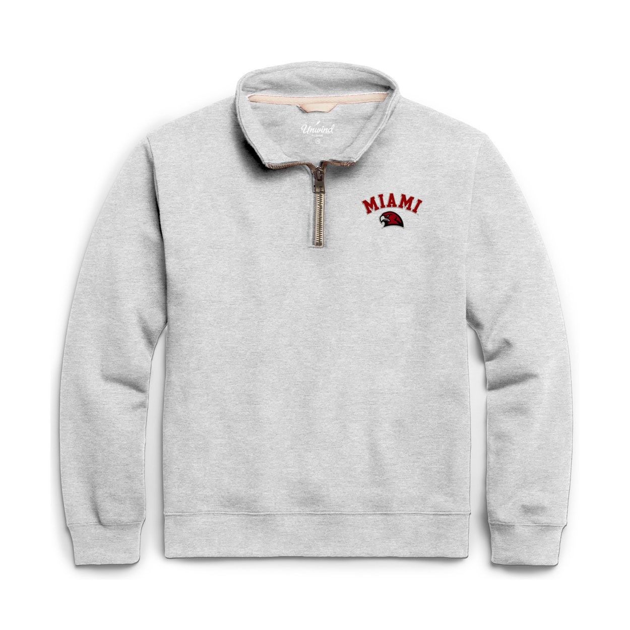 League Miami RedHawks Youth Fleece 1/4 Zip, Size: S
