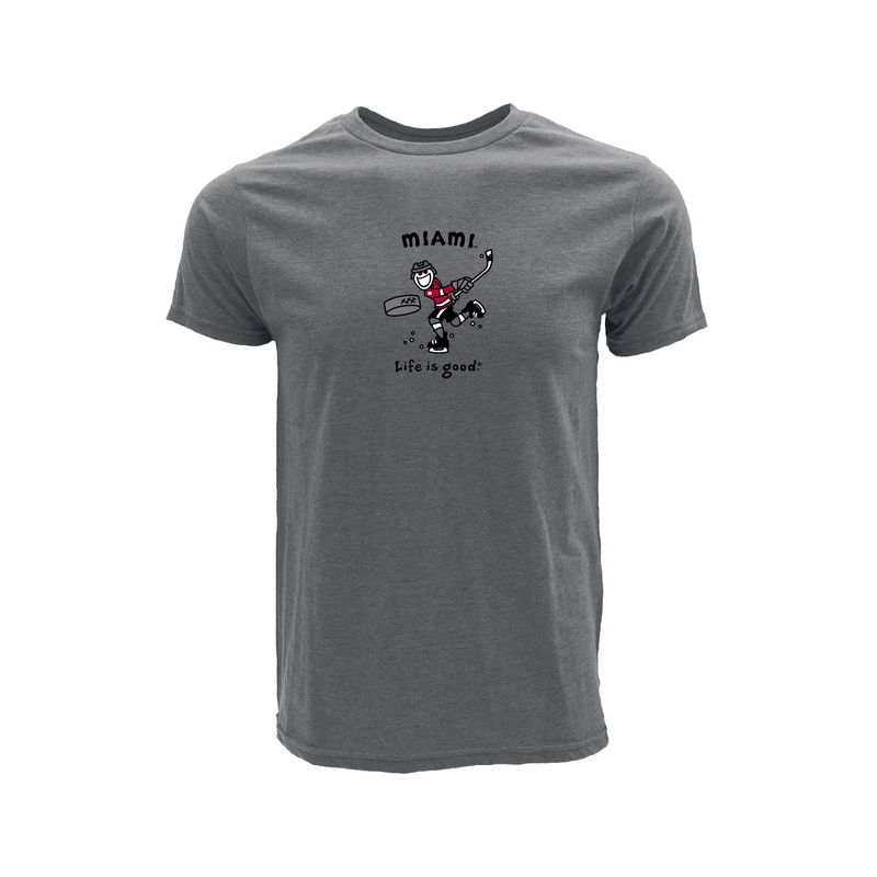 Miami RedHawks Blue 84 "Life is good" Hockey T-shirt