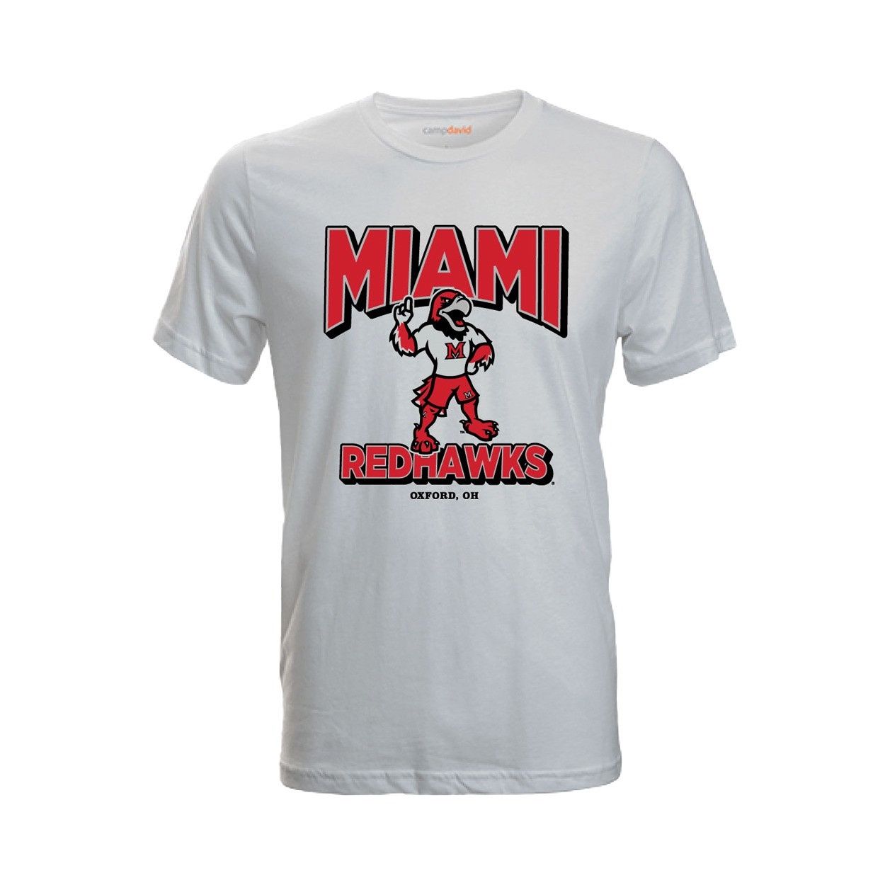 Miami RedHawks Camp David Swoop MIAMI T-shirt, Size: 2XL