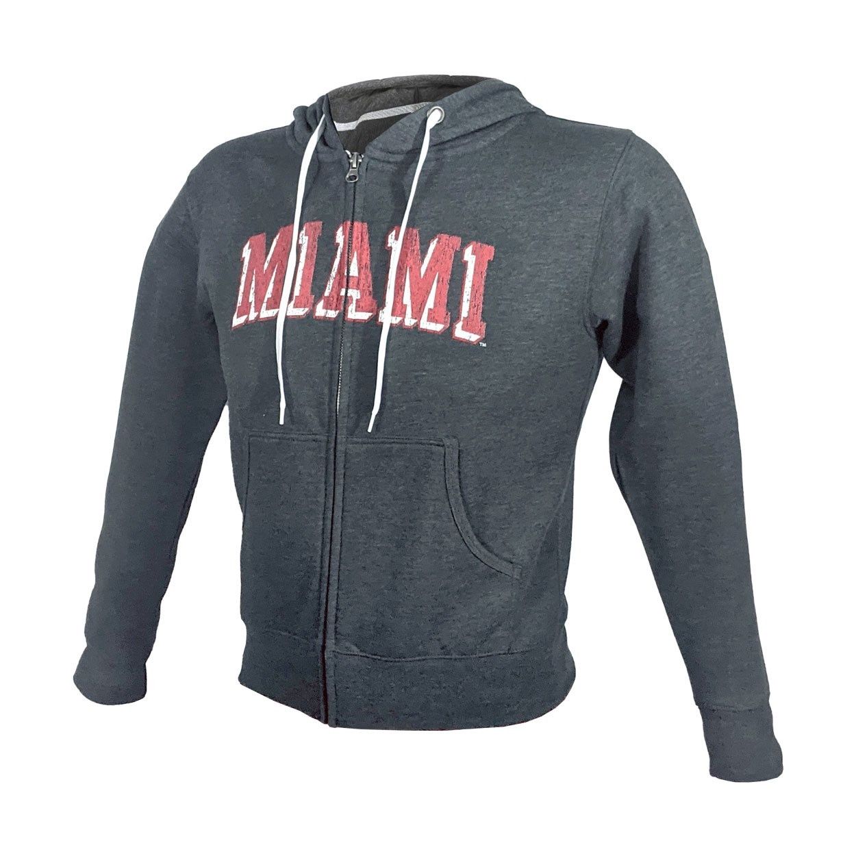 Blue 84 Miami Heathered Full Zip Hoodie, Size: 2XL
