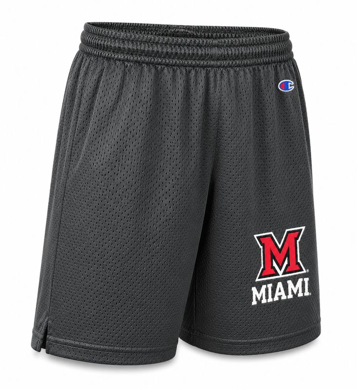 Champion Miami RedHawks Granite 5" Mesh Shorts