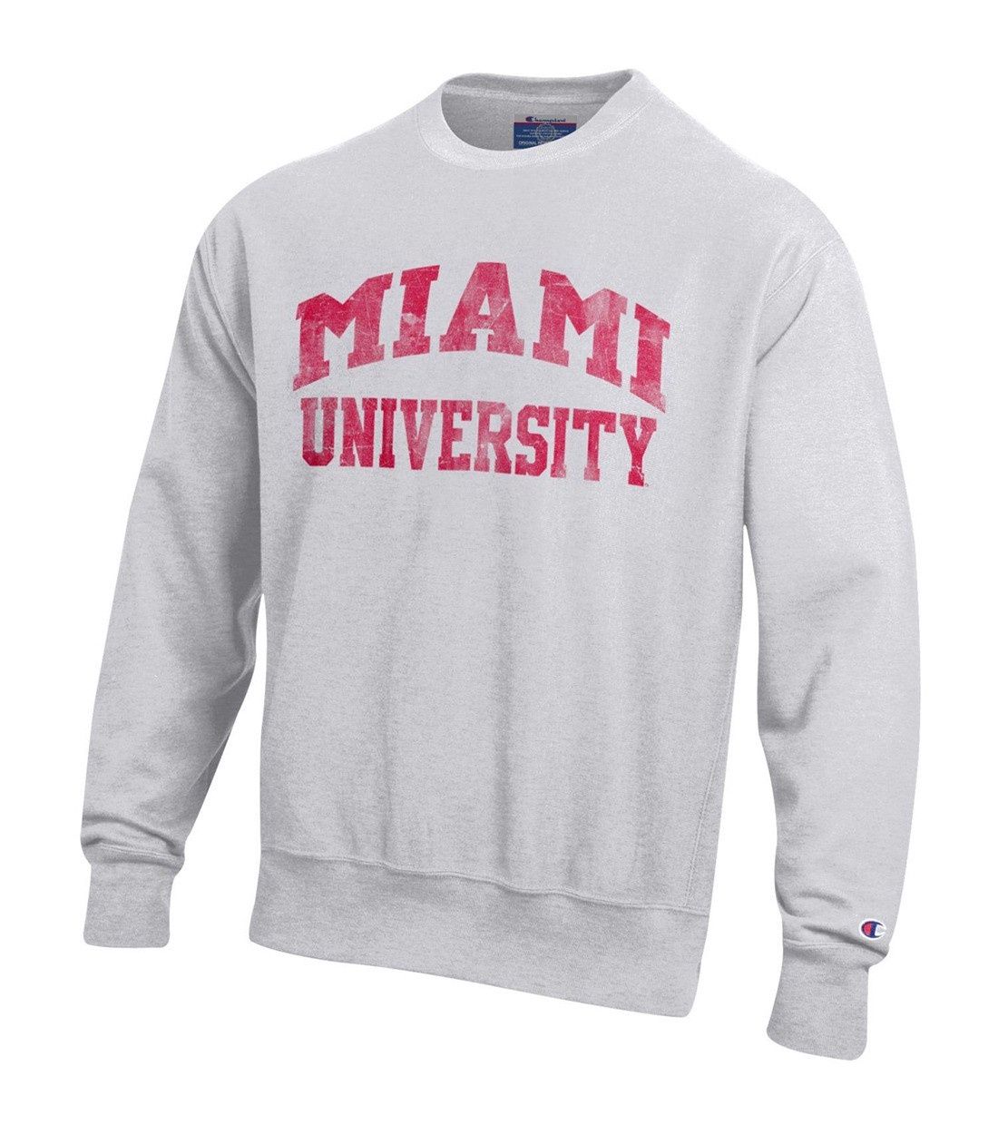 Miami University Champion Reverse Weave Crew, Size: 2XL