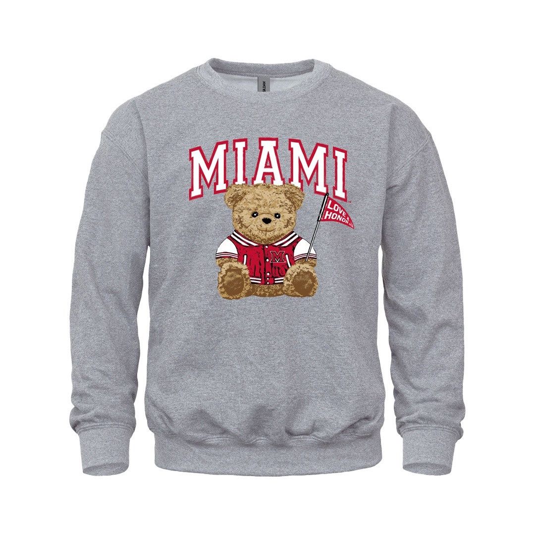 Miami RedHawks New Agenda Varsity Bear Crew, Size: 2XL