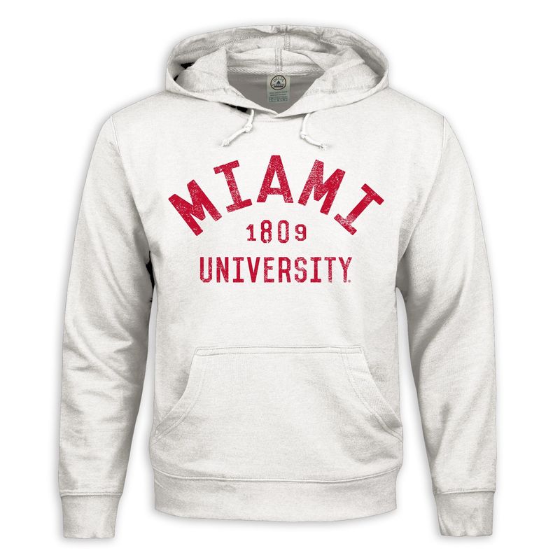 Oatmeal French Terry Miami University Hood