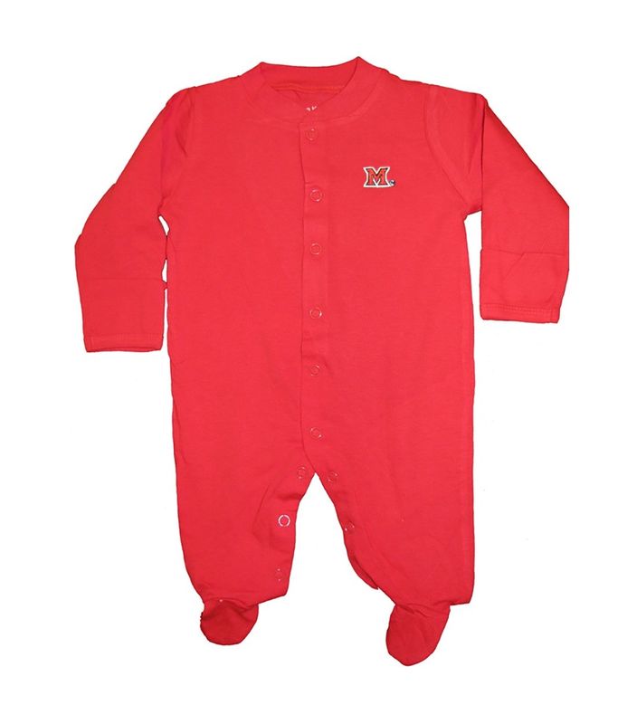 Miami University Infant Footed Romper