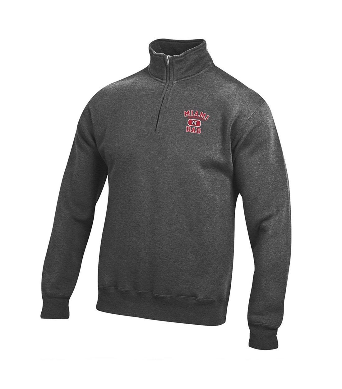 Gear Miami University Dad Fleece 1/4 Zip Pullover, Size: 2XL