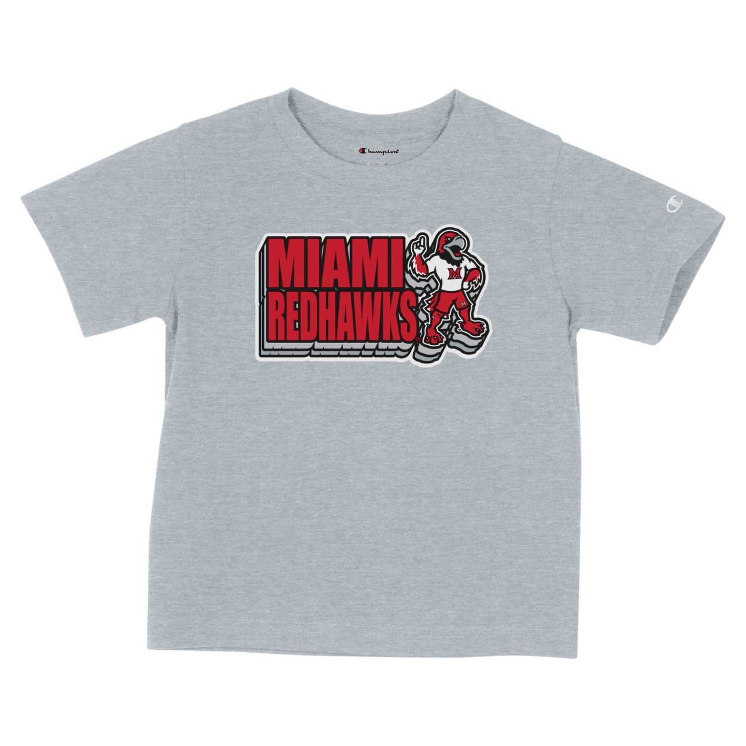 Miami University Toddler GRAY Short-Sleeve Tee, Size: 2T