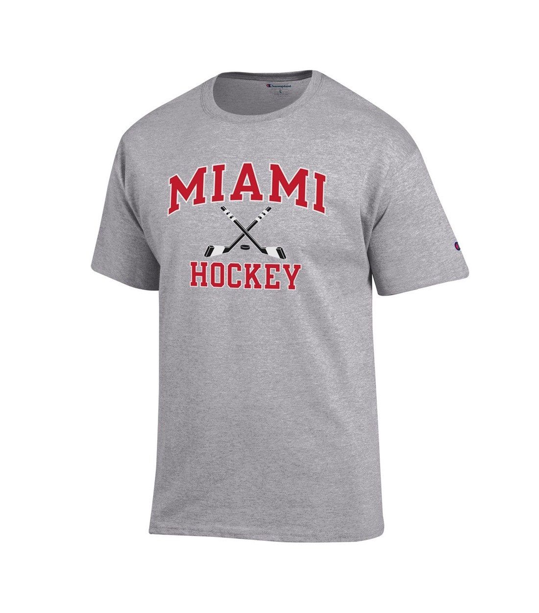 Miami University Hockey Sticks &amp; Puck Tee, Size: 2XL