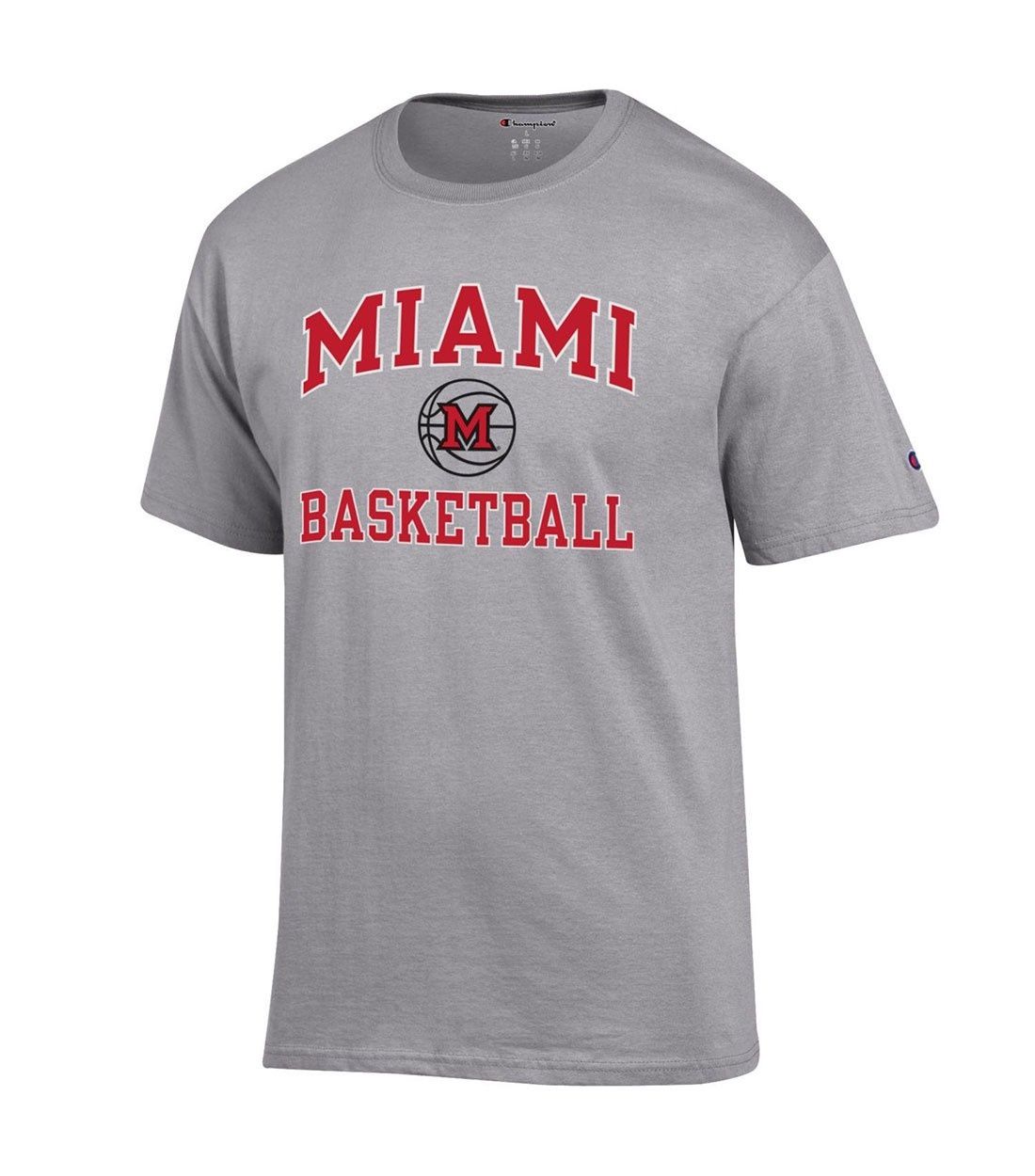 Gray Miami University Basketball Tee, Size: 2XL