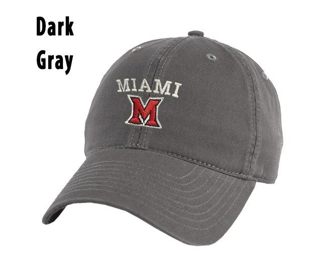 Miami Arched Over M Adjustable Hats