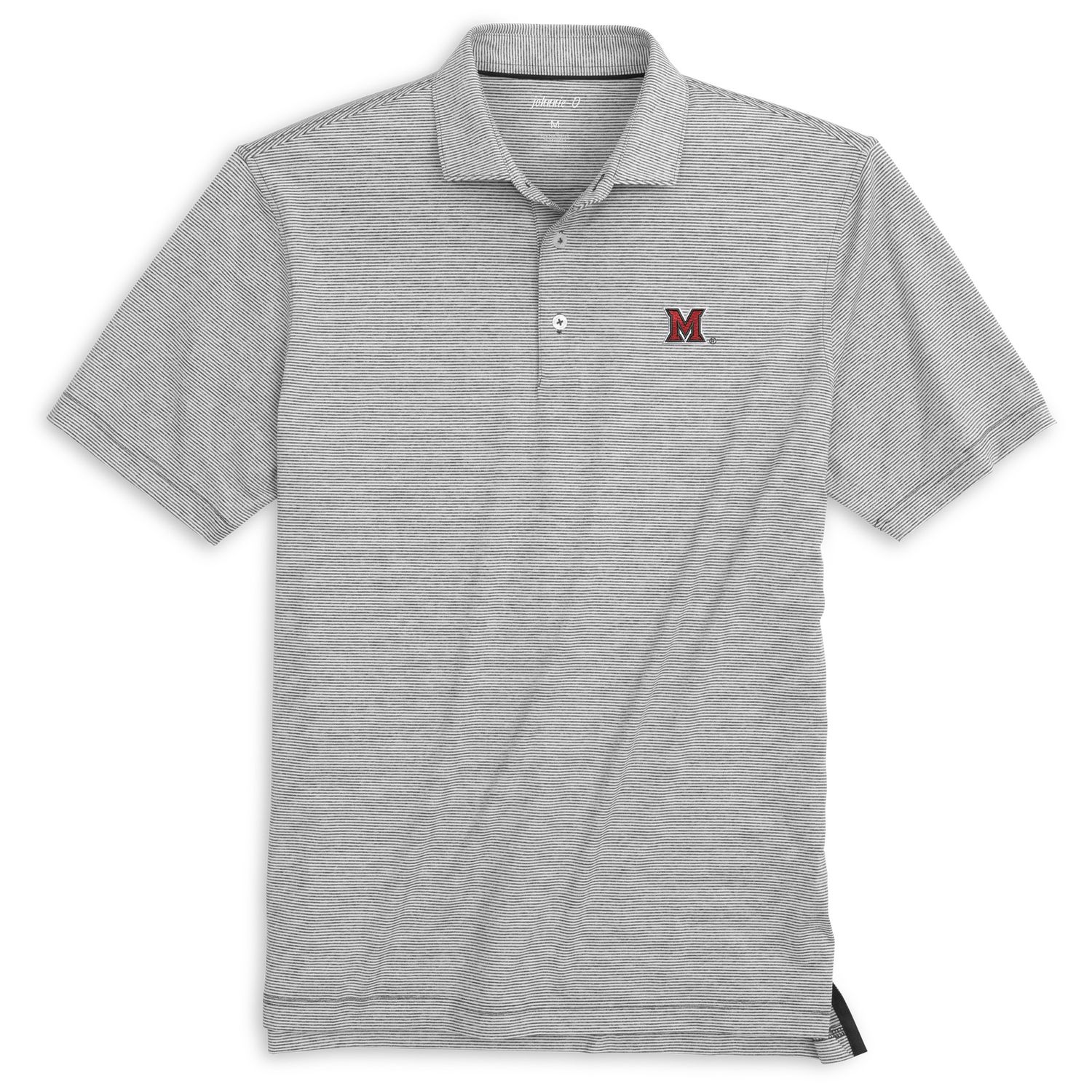 Johnnie-O Lyndon Polo in Charcoal, Size: 2XL