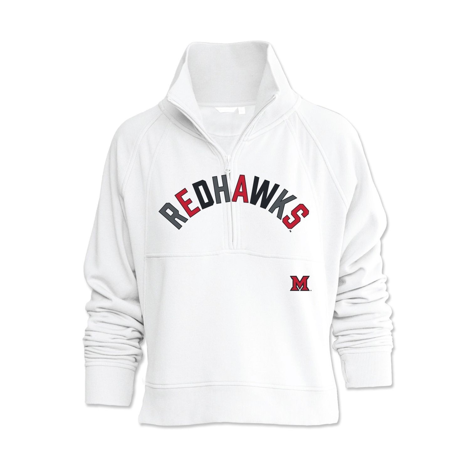Miami RedHawks Camp David Women's Chakra Half-Zip, Size: S