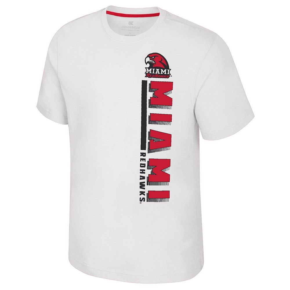 Miami University White Bar Short-Sleeve Tee, Size: 2XL