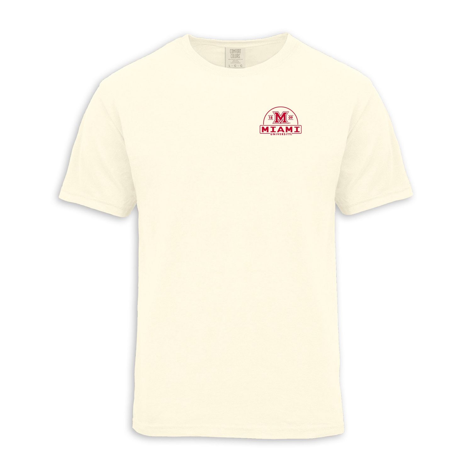 Ivory Short Sleeve Tee with Full Back Slant Walk, Size: 2XL