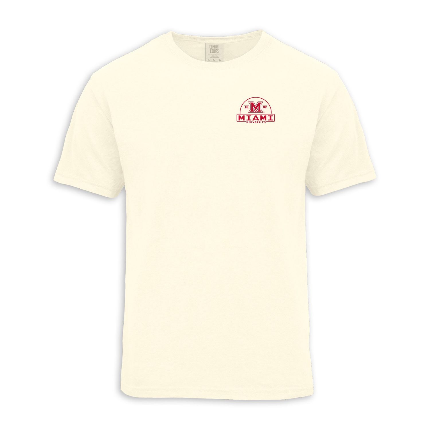Ivory Short Sleeve Tee with Full Back Slant Walk, Size: 2XL