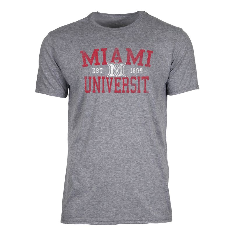 Light Grey Distressed Miami University SST