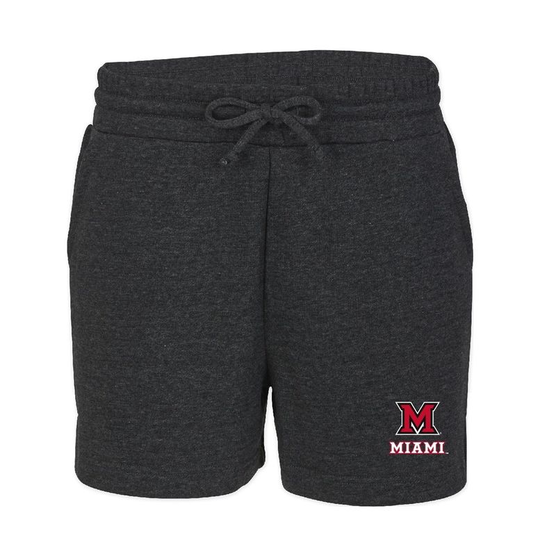 Boxercraft Miami Womens Charcoal Fleece Shorts