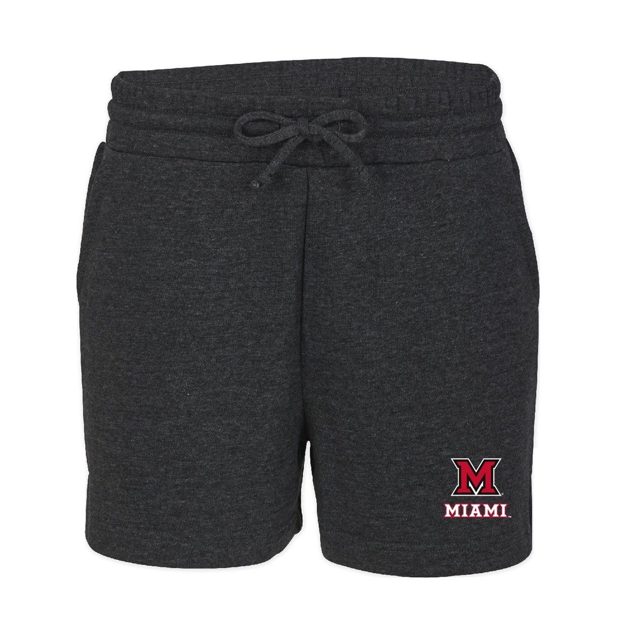 Boxercraft Miami Womens Charcoal Fleece Shorts, Size: 2XL