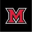 Brass Reminders Miami University M Logo Auto Decal, Size: MINI