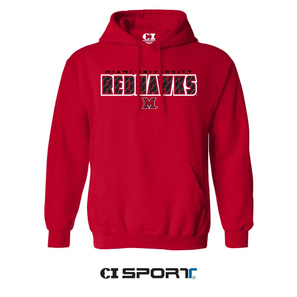 Big Bang Miami University Redhawks Red Hood, Size: 2XL