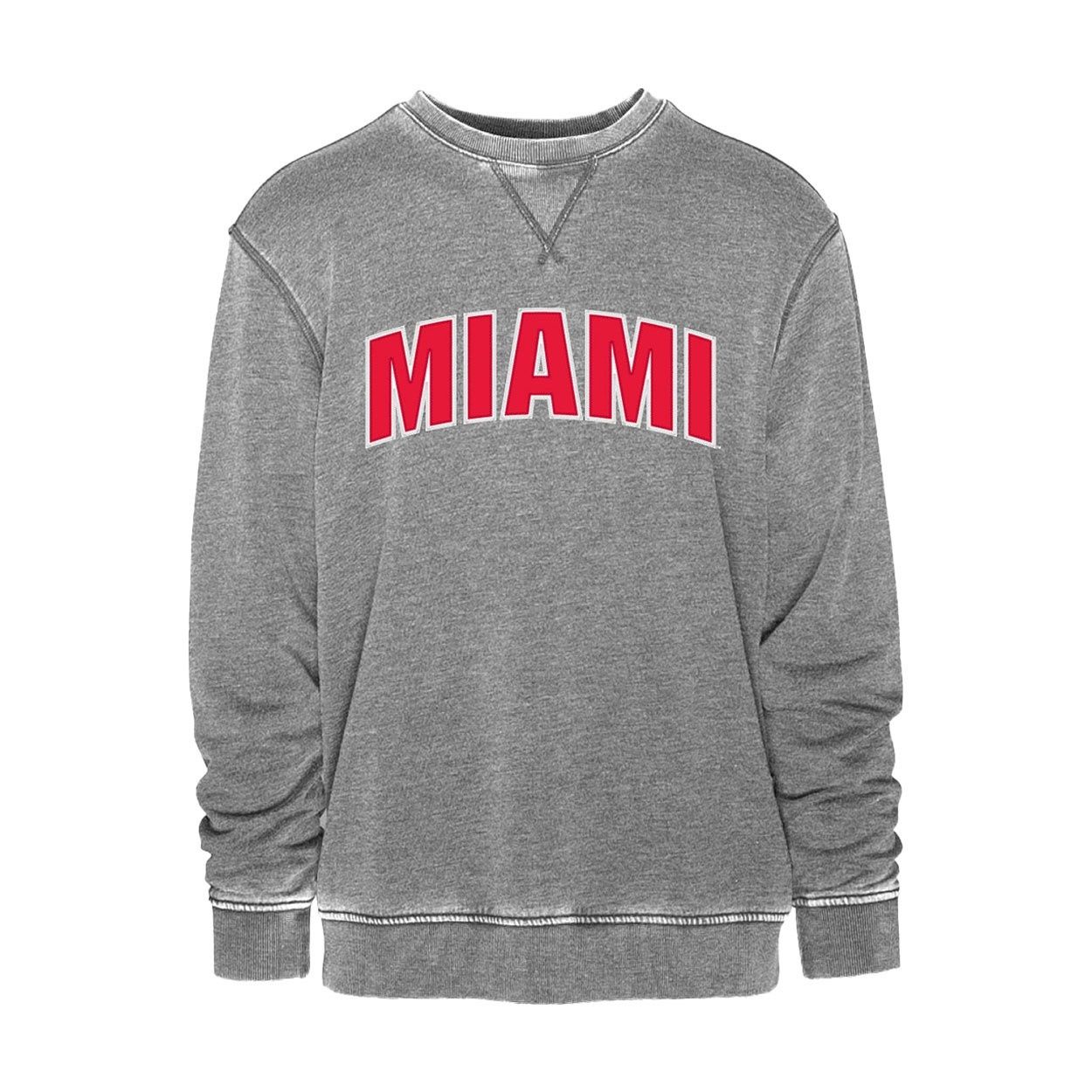 Camp David Miami University Dark Oxford Vintage Crew Sweatshirt, Size: S