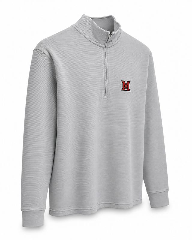 Vineyard Vines Miami RedHawks Granite Saltwater Quarter Zip