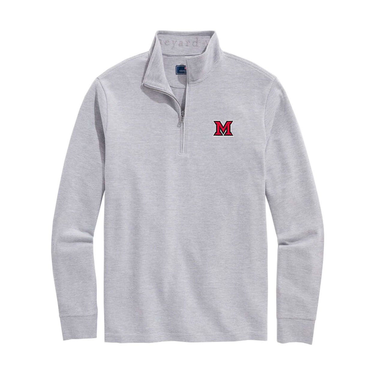 Vineyard Vines Miami RedHawks Granite Saltwater Quarter Zip, Size: S