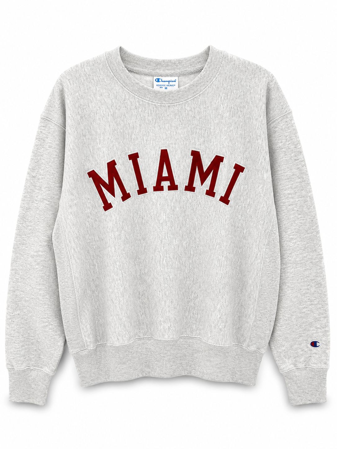 Champion★Reverse Weave Miami University Champion Miami University Reverse Weave Tackle Twill Crewneck