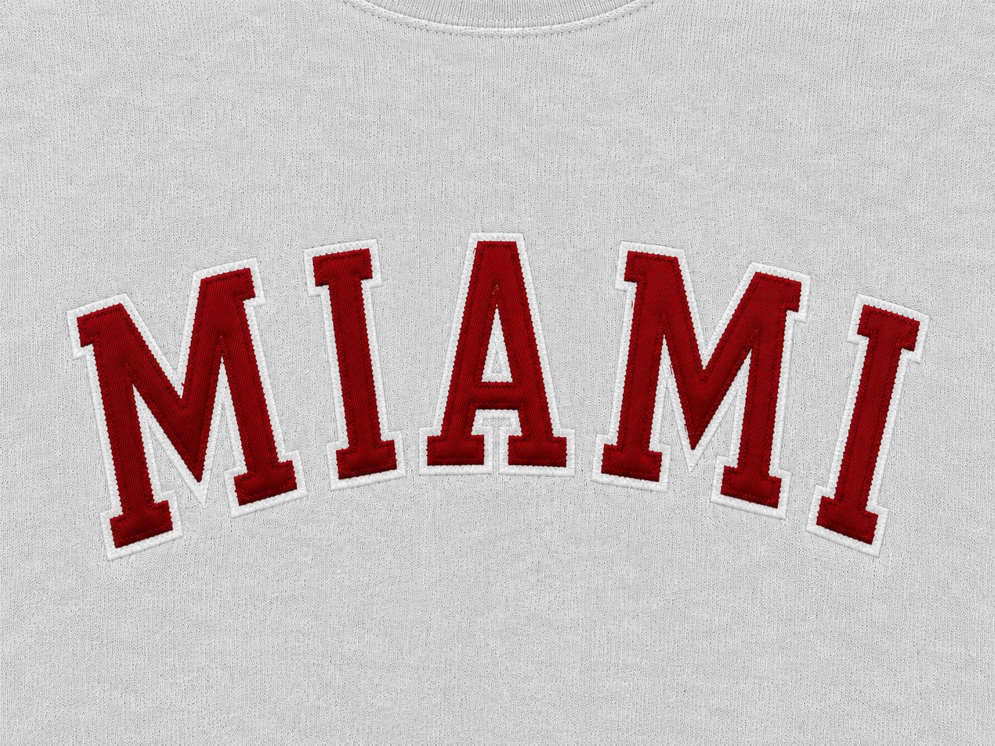 Champion Miami University Reverse Weave Tackle Twill Crewneck