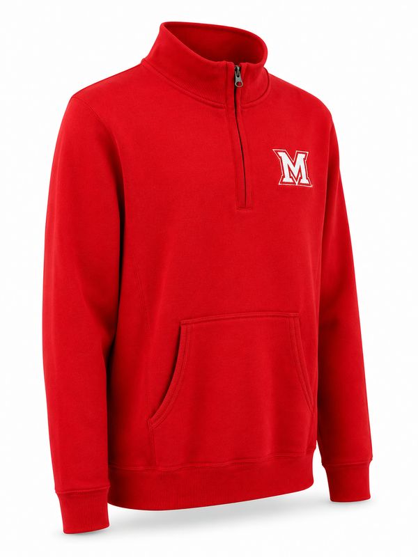 New Agenda Miami University Red Peached Quarter Zip