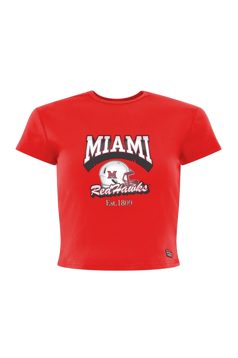 Women's Red Miami Redhawks Baby Tee, Size: XS