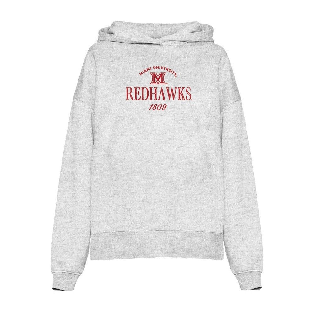 Miami RedHawks Women's Snuggly Fleece Hoodie, Size: S