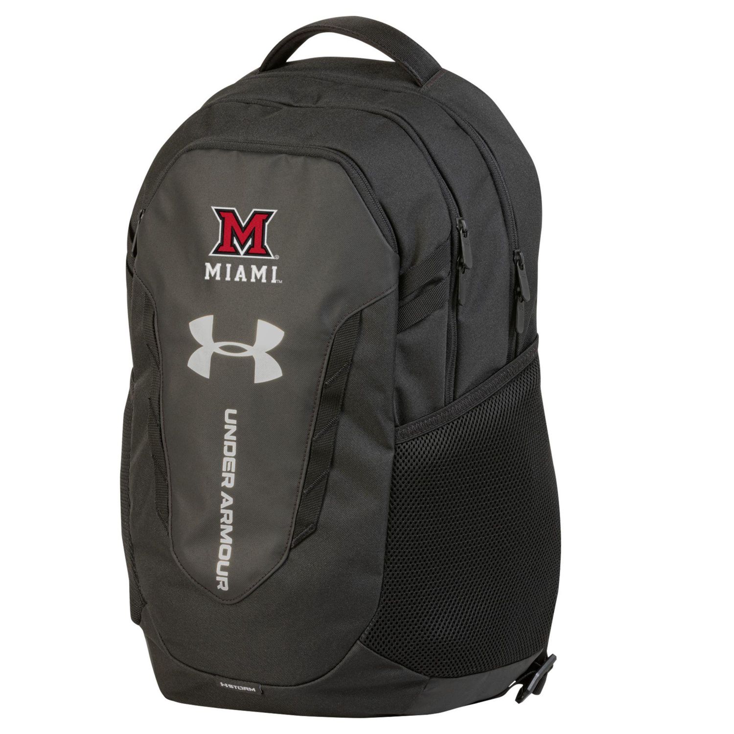Under Armour Miami University Hustle Backpack, Color: BLACK