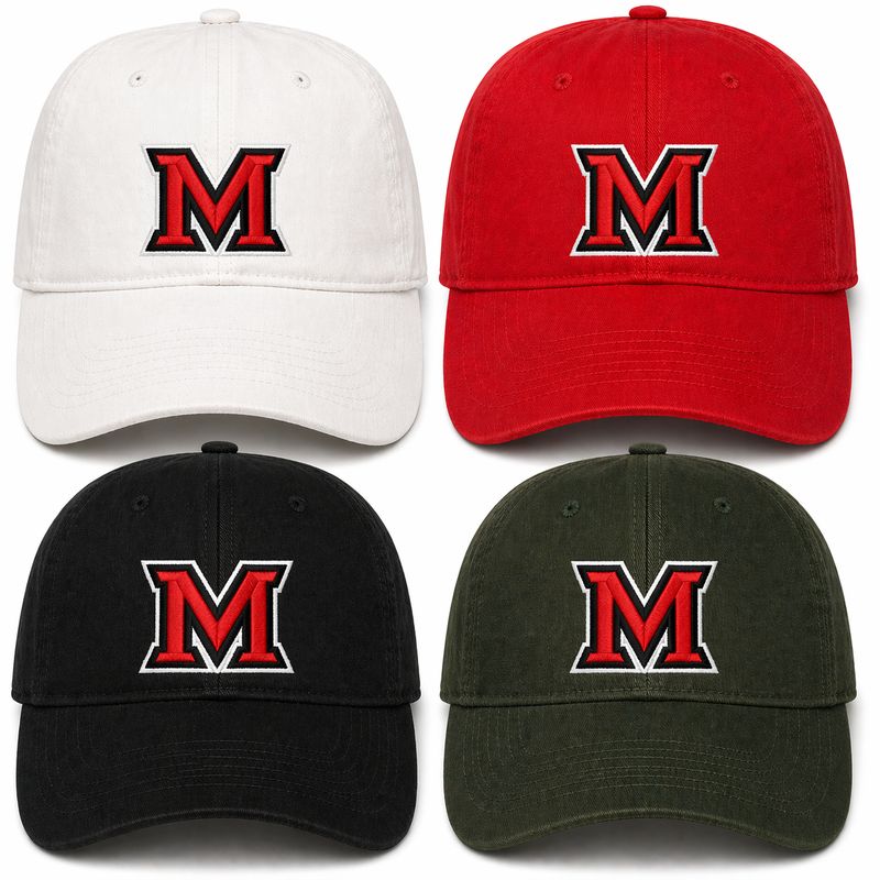 Miami University RedHawks Legacy Adjustable Hat – Relaxed Twill M Logo Cap