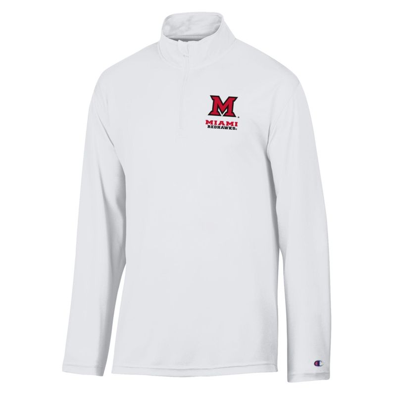 Champion Miami University RedHawks Mock Mesh 1/4 Zip
