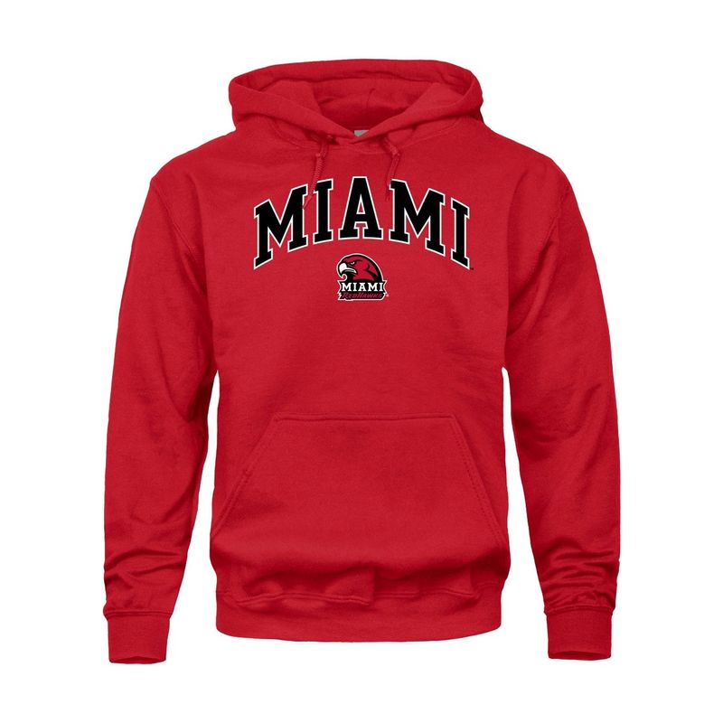 Miami University Hooded Sweatshirt w/ RedHawk