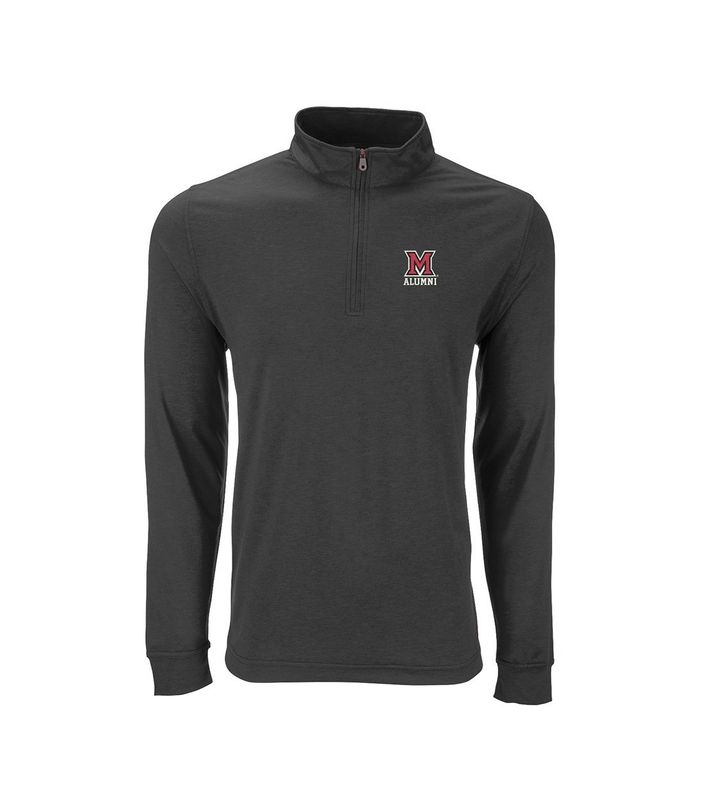 Miami University GRAY Poly Alumni 1/4 Zip