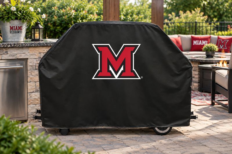 Miami University RedHawks Grill Cover