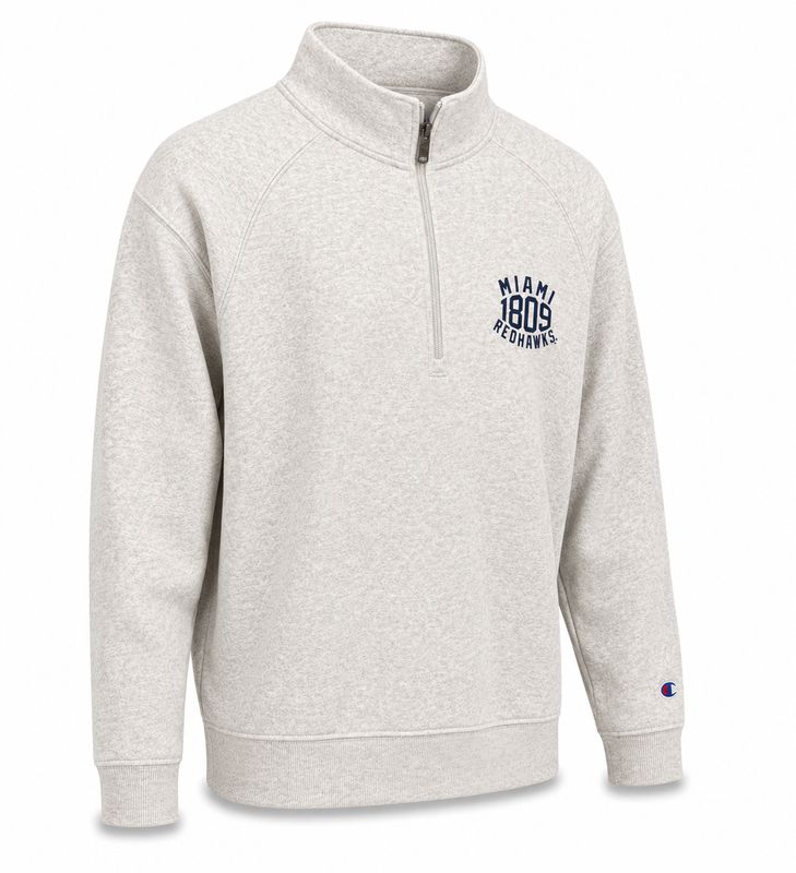 Champion Miami RedHawks Triumph Quarter Zip Pullover