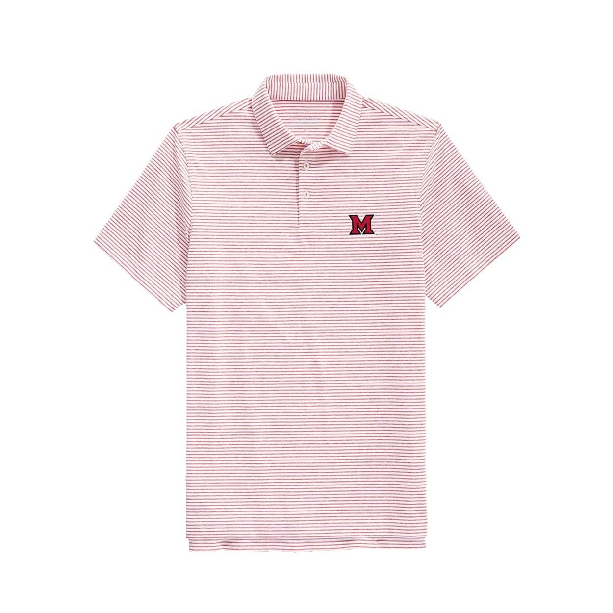 Vineyard Vines Miami Bradley Stripe Sankaty Polo, Size: 2XL