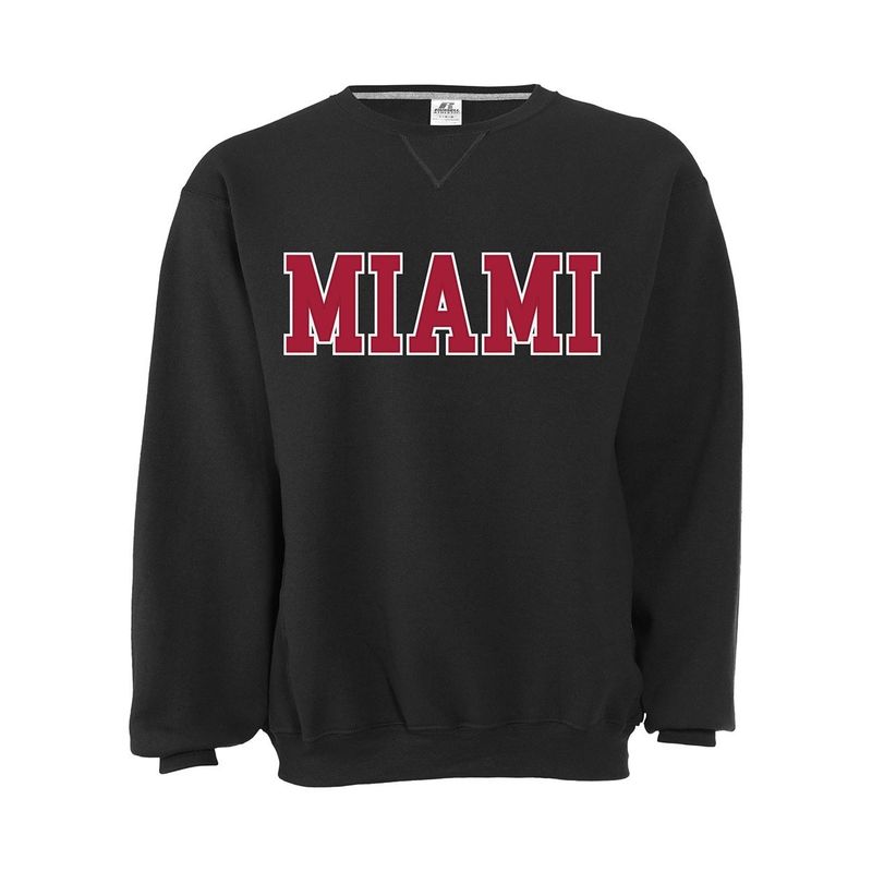 Russell Miami University Crew Neck Sweatshirt